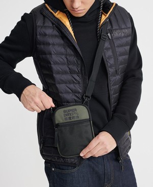 Superdry Sports Pouch Férfi Táska Fekete | ASJZN5329